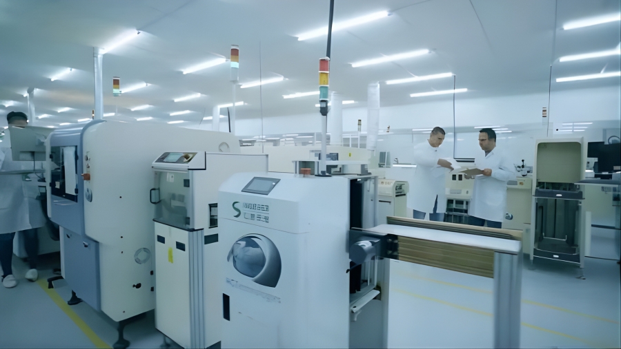 Linha de montagem SMD automatizada